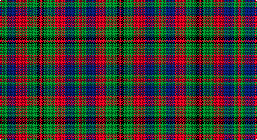 R/4 G8 DB16 R18 G18 K4 R/4 tartan