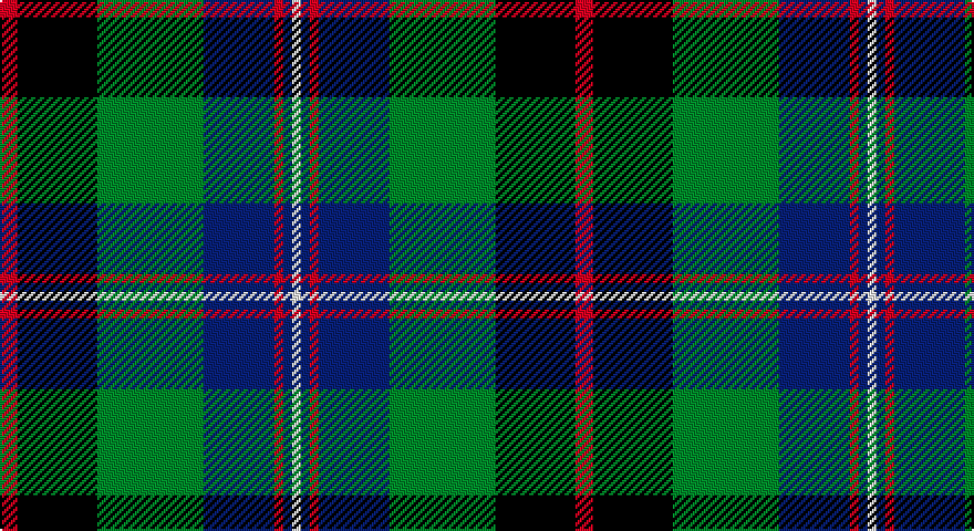 R/8 K36 G48 DB32 R4 DB4 W/4 tartan