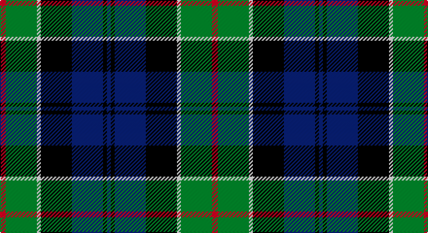 R/6 G32 W4 K32 DB32 K4 DB/4 tartan