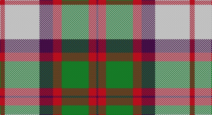 R/10 W72 DP28 R18 G56 R16 DP/4 tartan