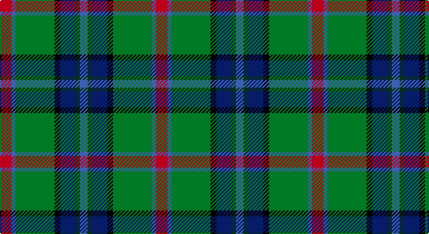 R/12 B4 G40 K6 DB16 DG4 B/8 tartan