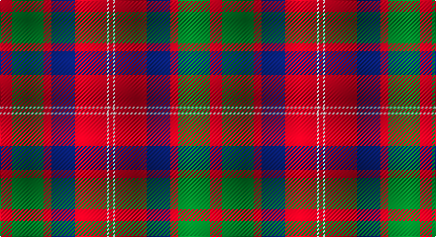 R/12 G32 R8 DB24 R32 W2 R/4 tartan