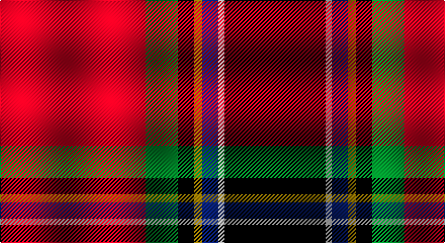 R/144 G32 K16 Y8 DB16 W6 K/100 tartan