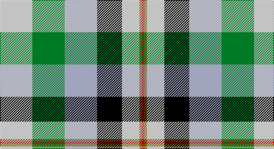 W/52 G52 LB52 K40 W28 Y4 R/4 tartan