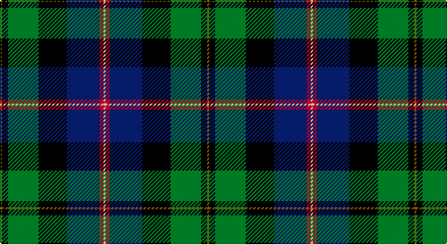 Y/2 K6 G30 K28 DB32 R4 W/2 tartan