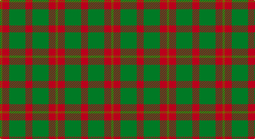Y/4 R12 G28 R12 G28 R12 Y/4 tartan