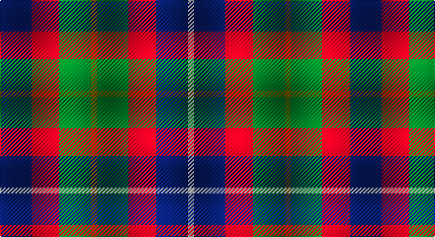 DB/32 R28 G32 Y6 G32 R28 DB32 W/6 tartan