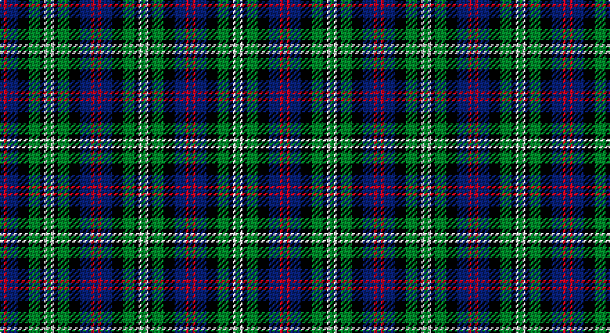 DB/3 R2 DB8 K8 G8 K3 W2 G/3 tartan