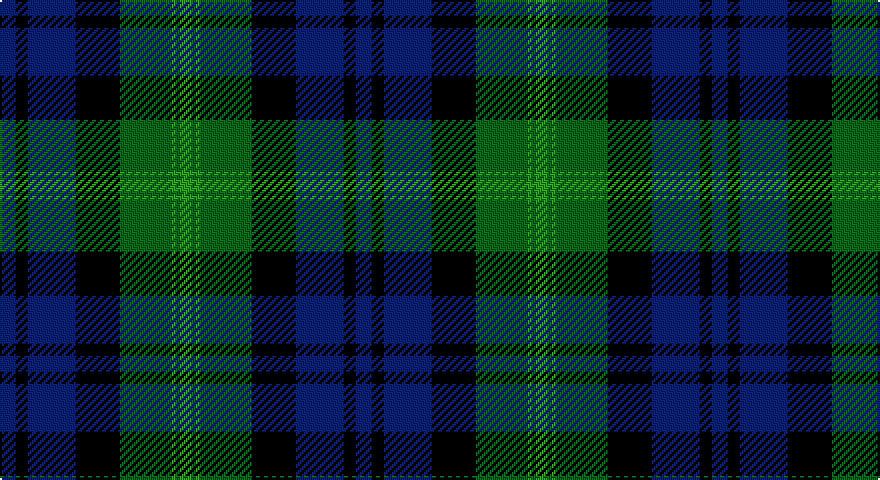 DB/8 K6 DB24 K22 DG26 G2 DG2 G/6 tartan
