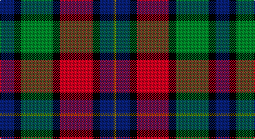 DB/24 K12 G56 K12 R56 K12 DB24 Y/4 tartan