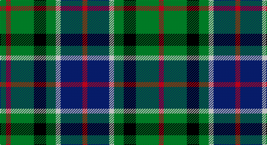 G/10 R8 G38 K20 G16 W8 DB36 R8 DB36 W8 G16 K20 G38 R/8 tartan
