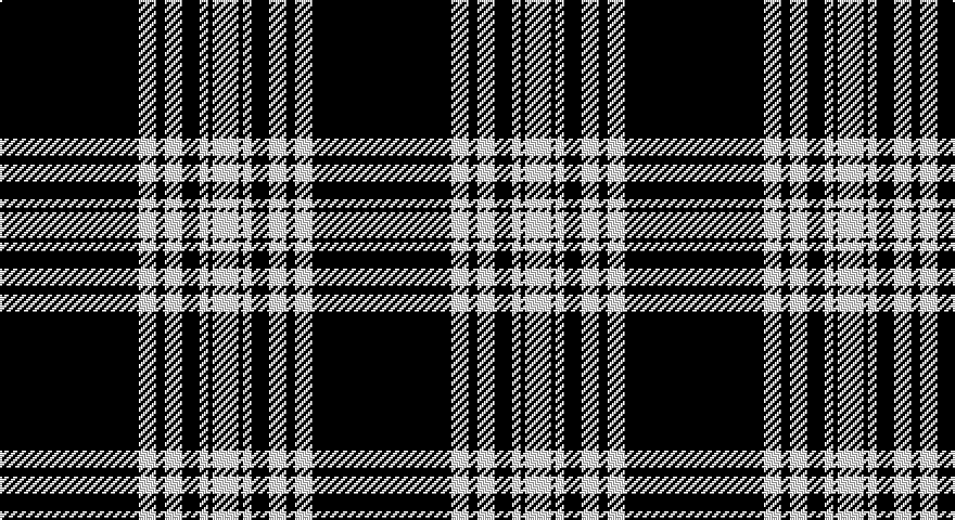 K/64 W8 K4 W8 K8 W4 K2 W/12 tartan
