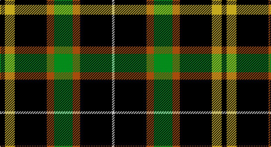K/8 LY16 K52 O12 G30 O12 K52 W/4 tartan