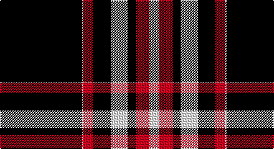 K/132 W2 R16 K28 W28 K12 R22 W/16 tartan