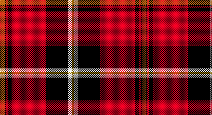 O/10 K2 R4 K8 R72 K46 W8 Y/4 tartan