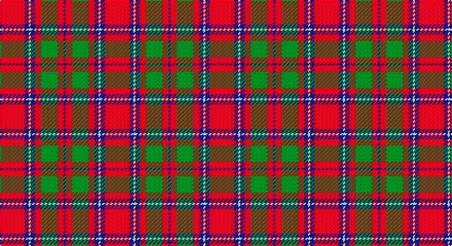 R/24 DB4 W2 DB4 R6 G16 R6 DB/2 tartan