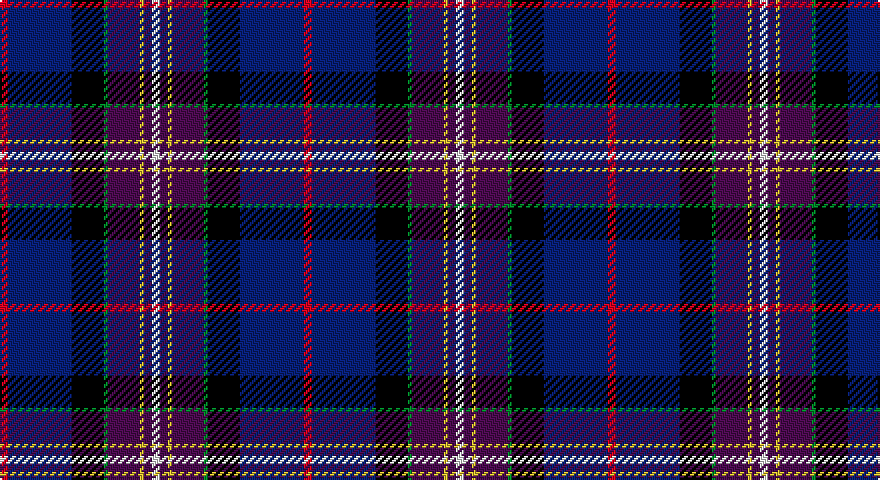 R/4 DB32 K16 G2 DP16 LY2 DP4 W/4 tartan