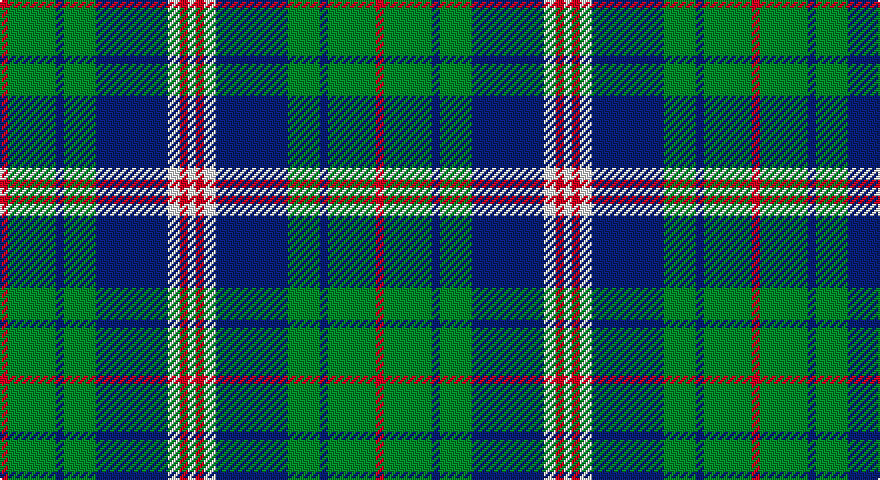 R/4 G24 DB4 G16 DB36 W6 R4 W/4 tartan