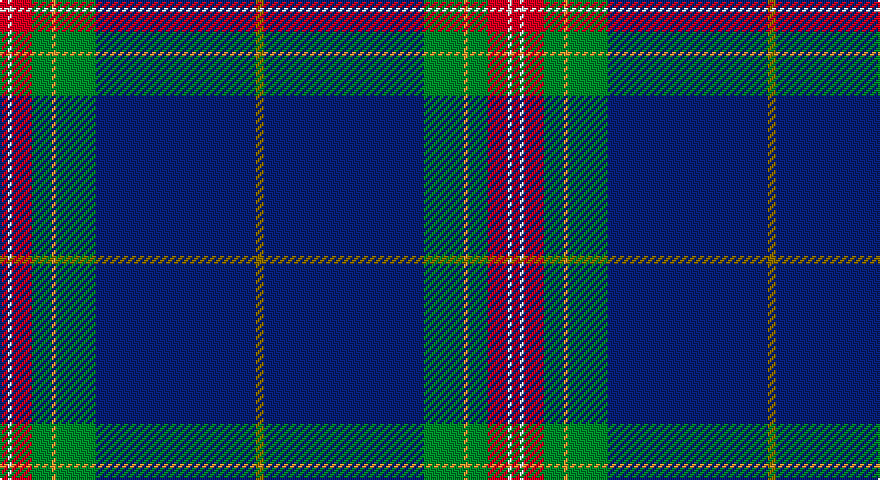 R/4 W2 R10 G10 LO2 G20 DB80 Y/4 tartan