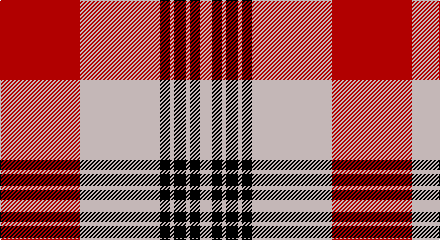 R/80 W80 K10 W4 K12 W4 K10 W/12 tartan