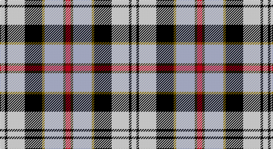 W/8 K4 W28 K28 Y4 LB30 DY4 R/8 tartan