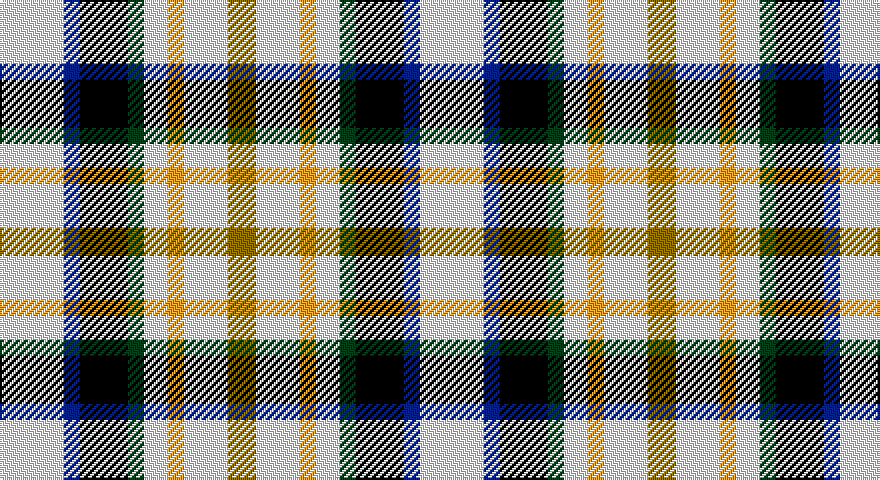 W/32 DB8 K24 DG8 W12 LO8 W22 Y/14 tartan