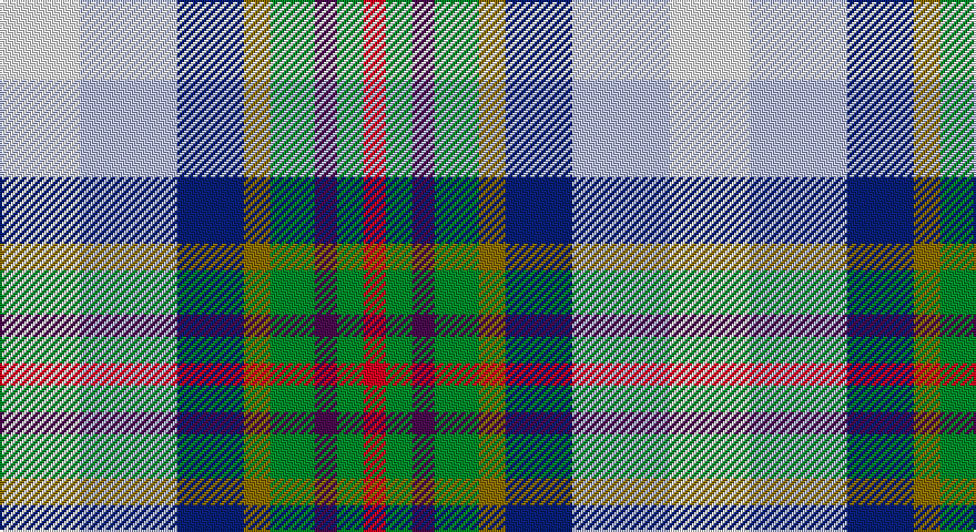W/36 LB44 DB30 Y12 G20 DP10 G12 R/10 tartan