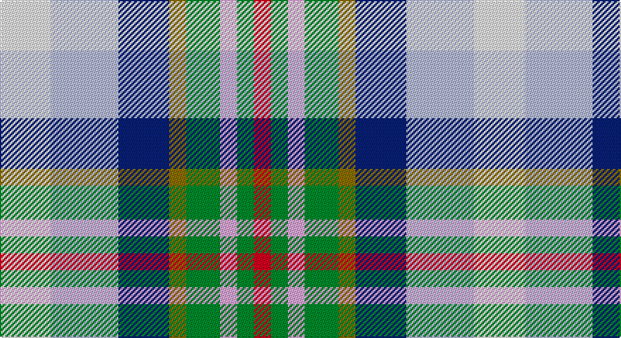 W/36 LB48 DB36 Y12 G24 LP12 G12 R/12 tartan