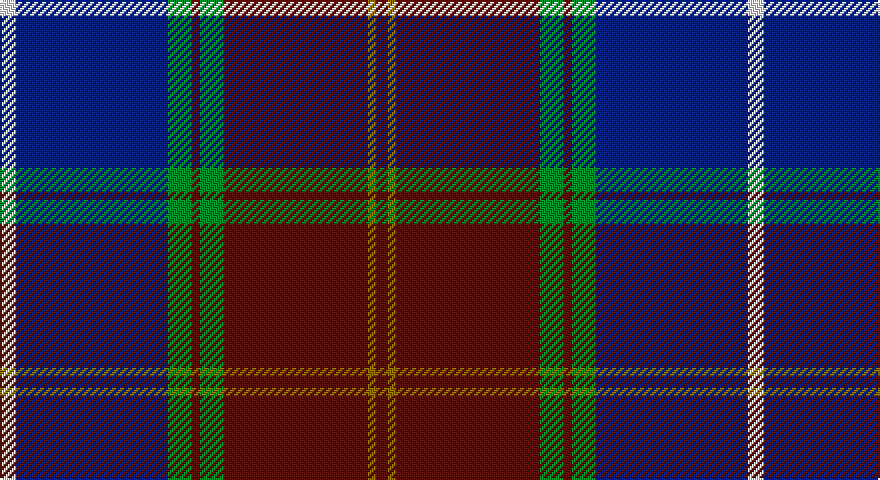 W/8 DB76 G12 DR4 G12 DR72 Y4 DR/6 tartan