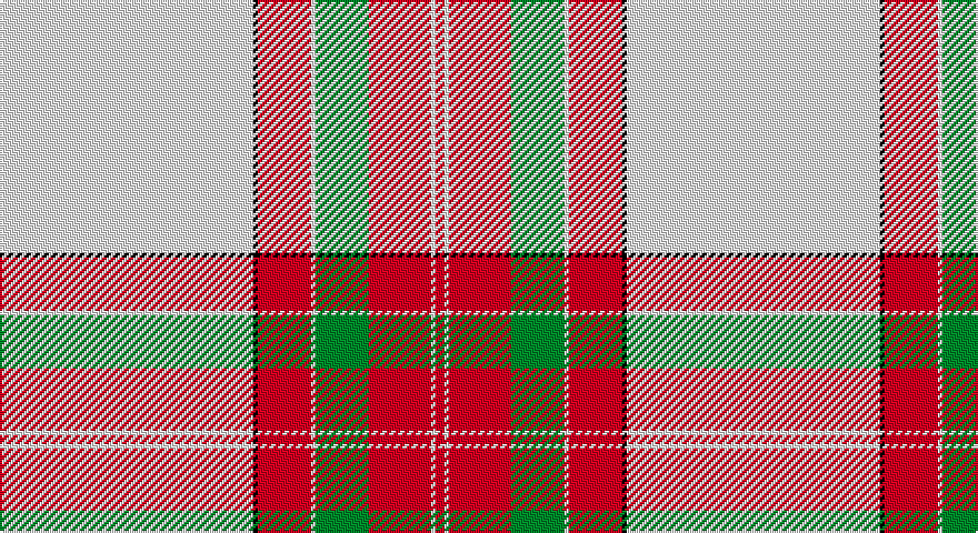 W/114 K2 R24 W2 G24 R28 W2 R/4 tartan
