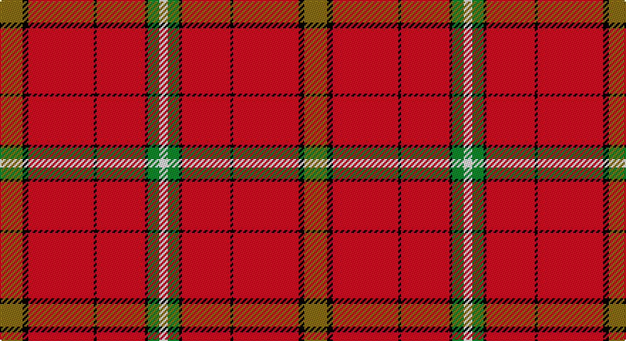 Y/16 K4 R46 K2 R34 K2 G8 W/6 tartan