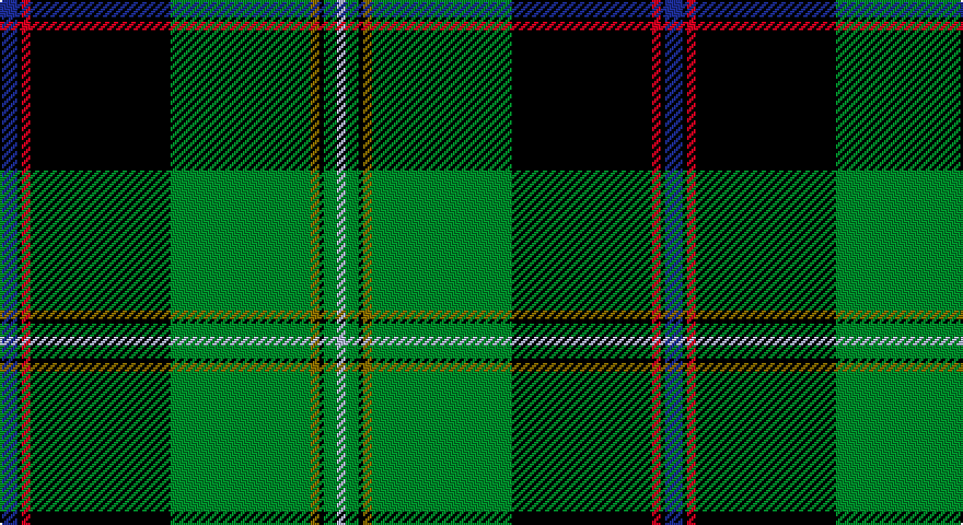 DB/8 K2 R4 K64 G64 Y4 K2 G6 LB/4 tartan