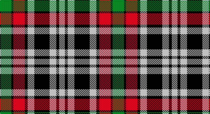 G/24 K4 R24 K6 W14 K32 W14 K6 W/12 tartan