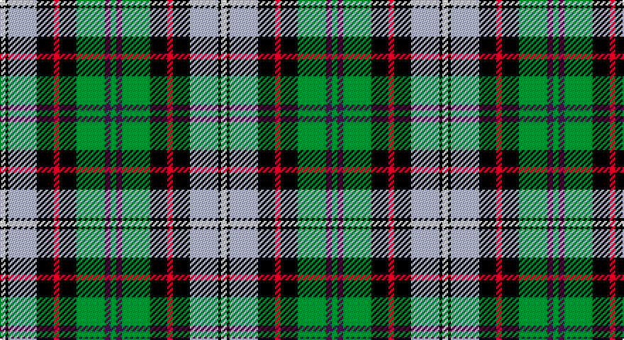W/4 K2 LB20 K12 R4 K12 G20 DP4 G/4 tartan