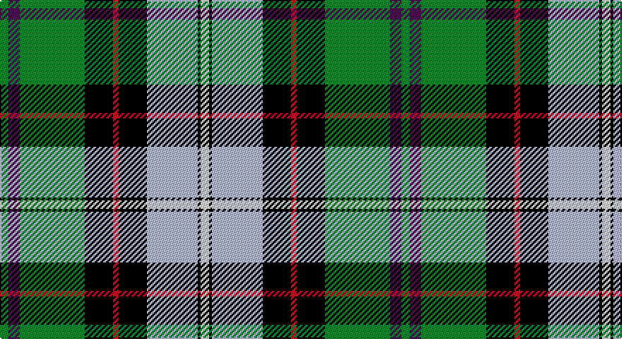 G/6 DP8 G46 K20 R4 K20 LB36 K2 W/6 tartan