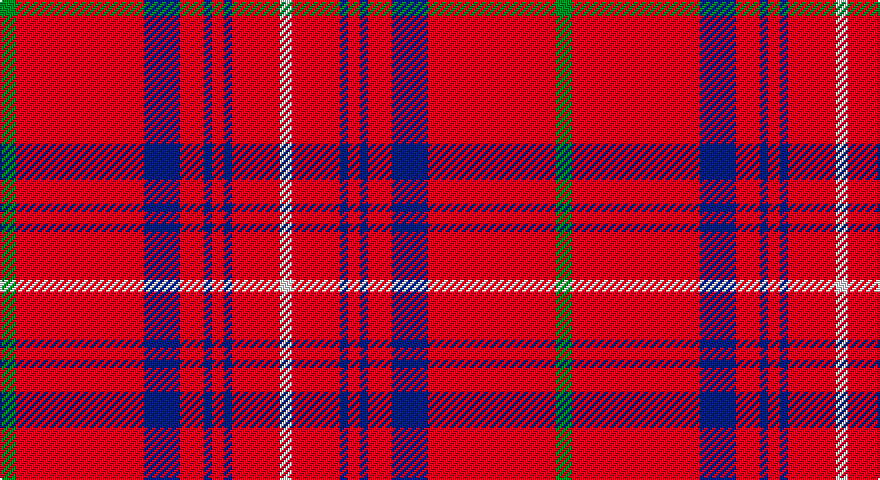 G/8 R64 DB18 R12 DB4 R6 DB4 R24 W/6 tartan