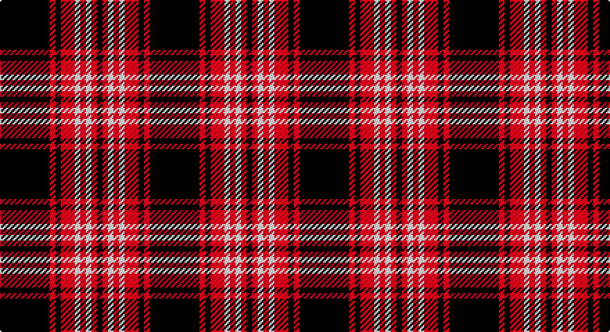 K/36 R4 K4 R10 W4 R4 W4 R4 K/4 tartan