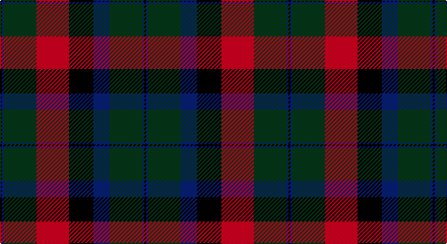 K/2 DB2 DG32 R32 K24 DB16 DG32 DB2 K/2 tartan