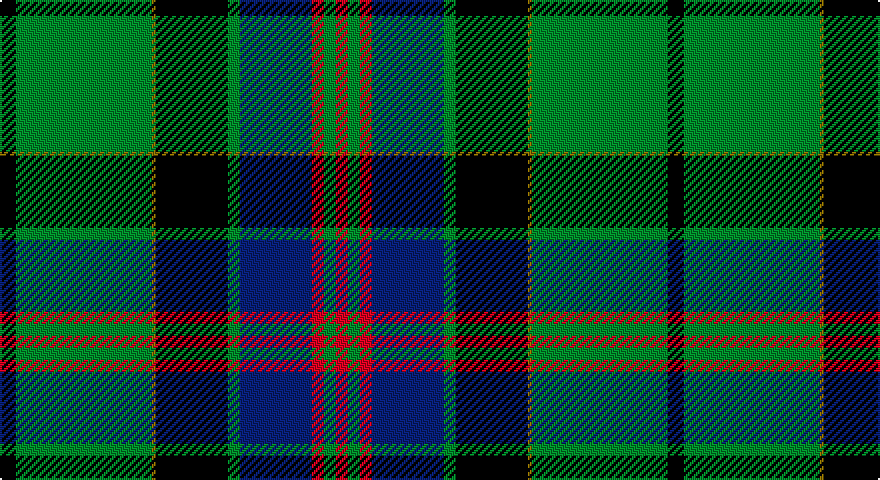 K/8 G68 Y2 K36 G6 DB36 R6 G6 R/6 tartan