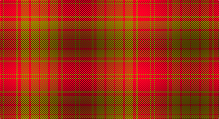R/6 Y2 R24 Y4 R6 Y16 R4 Y16 R/2 tartan
