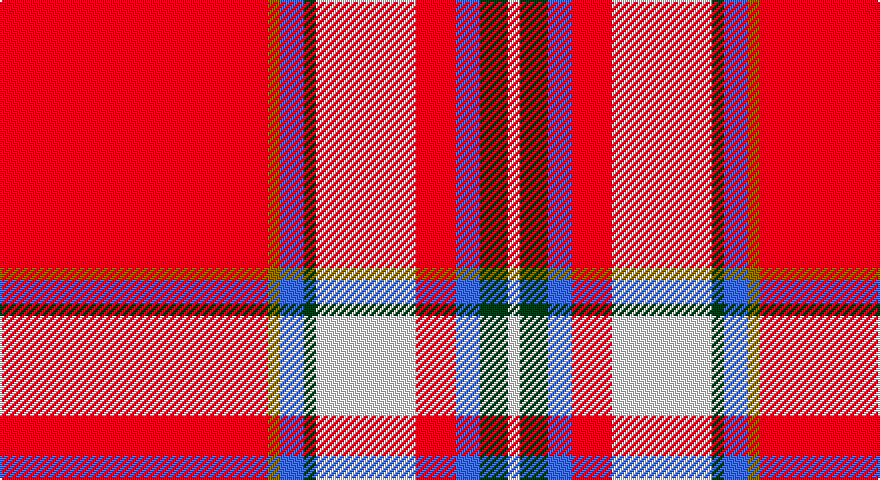 R/134 Y6 B12 DG6 W50 R20 B12 DG14 W/6 tartan