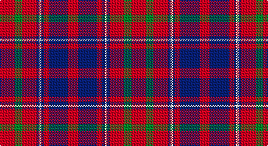 R/24 G12 R24 DB4 W4 DB4 R8 DB32 R/16 tartan