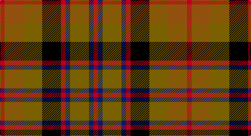 R/8 O33 Y33 K33 R8 DB8 Y33 DB8 R/8 tartan