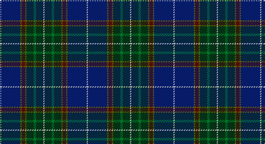 W/2 DB32 Y2 DR6 Y2 DG12 G4 DG12 W/2 tartan