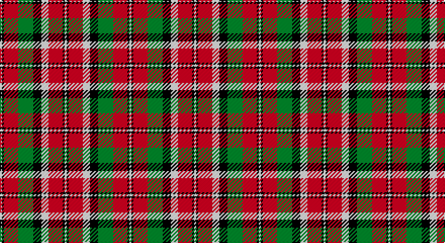 W/2 K2 R14 G15 K8 W7 R14 K2 W/2 tartan