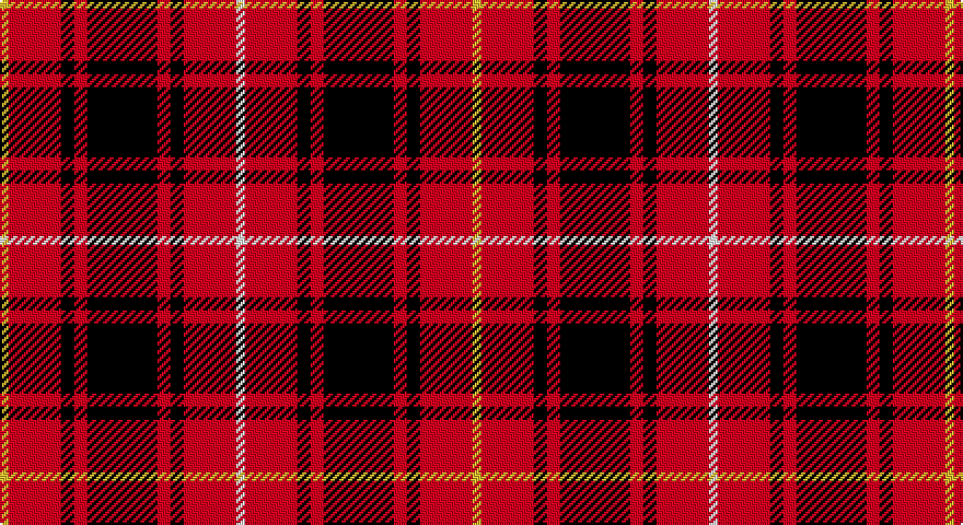 LY/4 R24 K6 R6 K32 R6 K6 R24 W/4 tartan