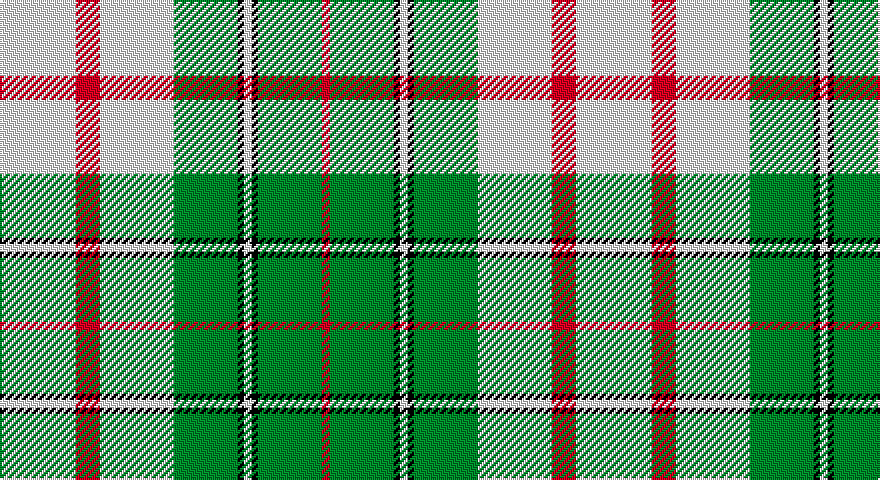 W/38 R12 W37 G32 K3 W4 K3 G32 R/4 tartan