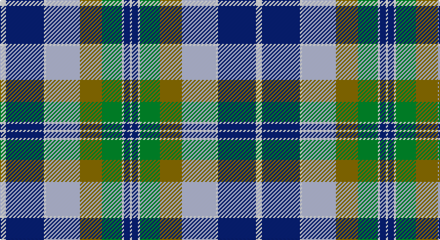 W/6 DB38 W2 LB34 Y22 G20 W2 DB6 W/2 tartan
