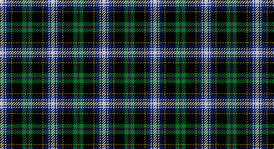 W/6 DB2 W2 DB6 K2 Y2 K16 G6 DP/4 tartan