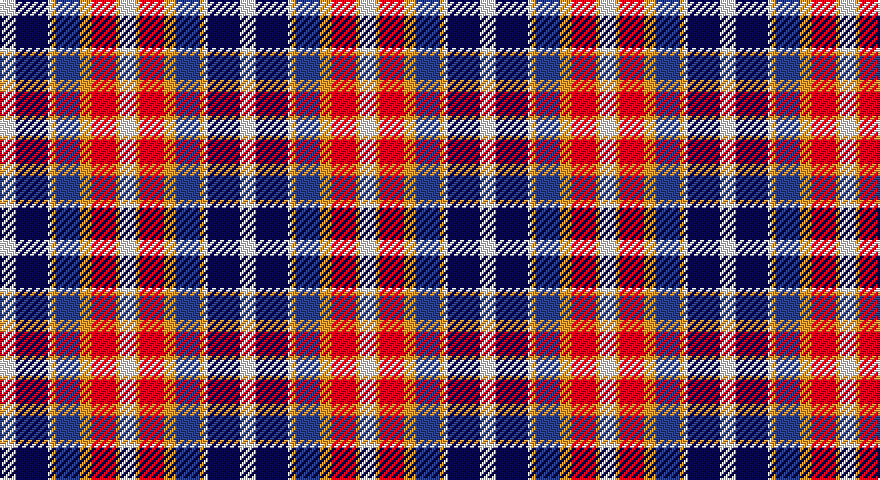 W/8 DB16 W2 LO2 DBi12 LO6 R12 LO2 W/8 tartan